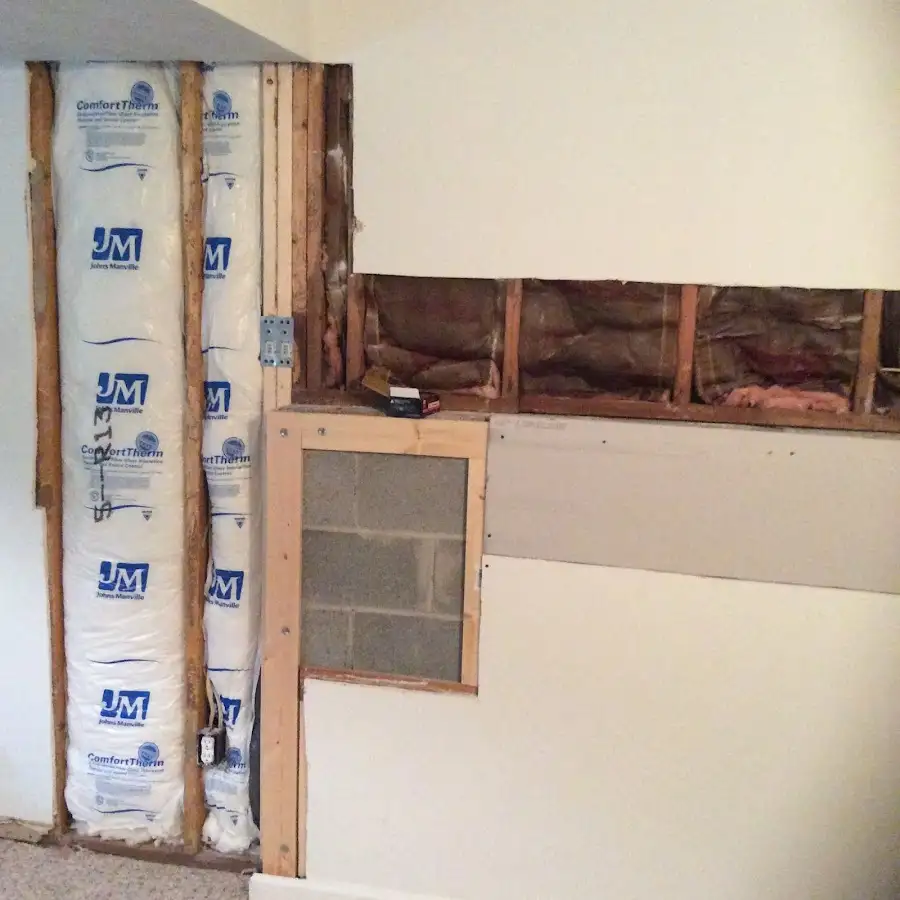 Wall insulation replacement during Contents Cleaning & Restoration in Green Cove Springs
